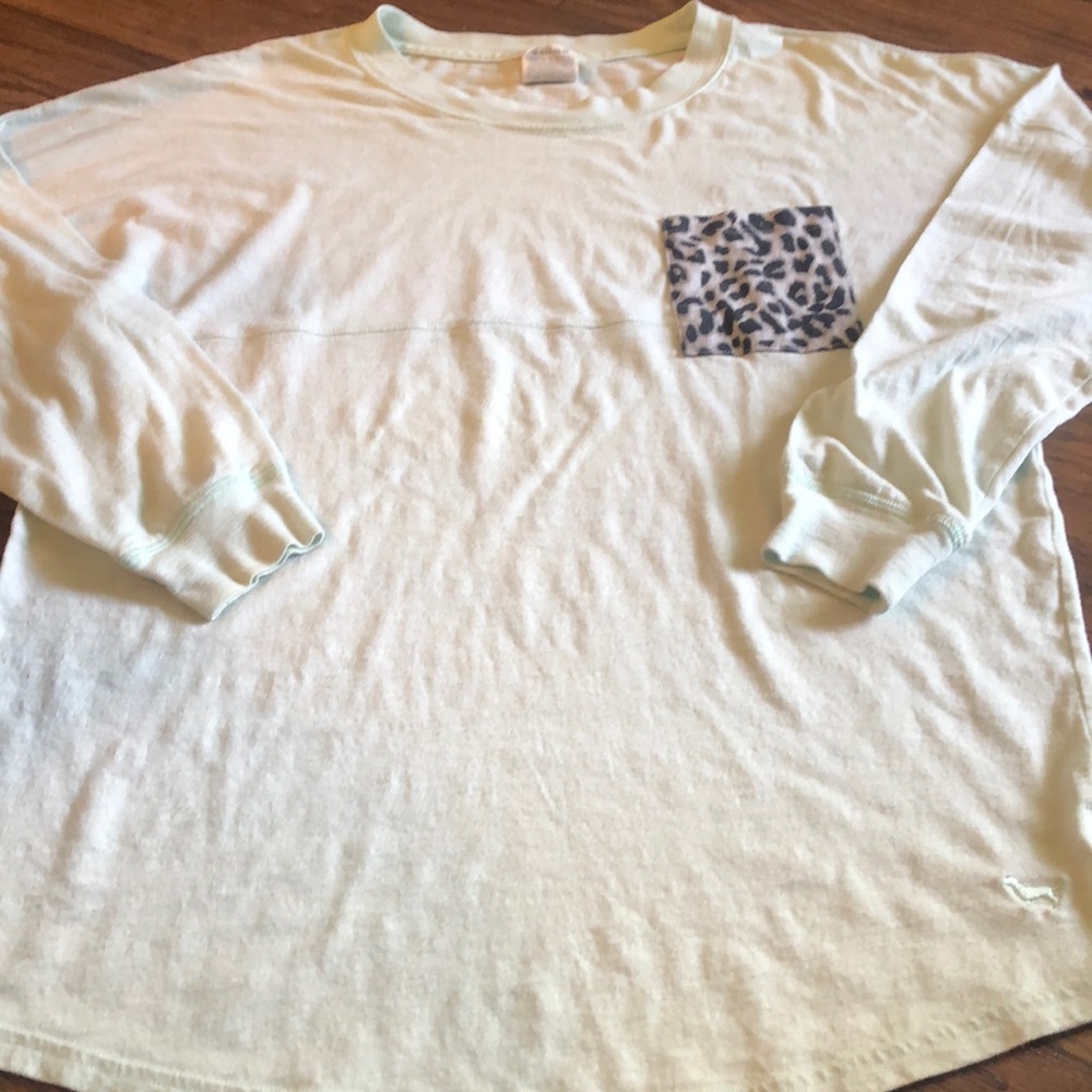 PINK Long Sleeve Leopard Pocket Shirt - Picture 3 of 4